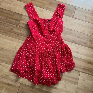 Vanessa mooney polka dot dress